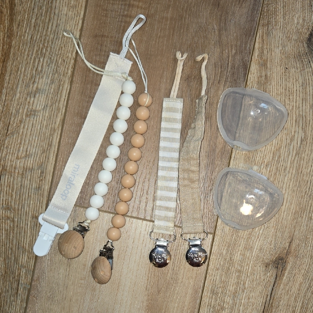 Pacifier Clips And Pacifier Containers